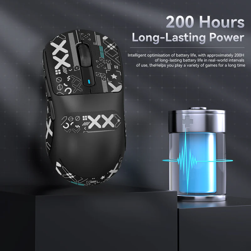 Attack Shark X3 PRO PAW-3395 Wireless Gaming Mouse - Black Attack Shark X3 PRO PAW-3395 Wireless Gaming Mouse - Black